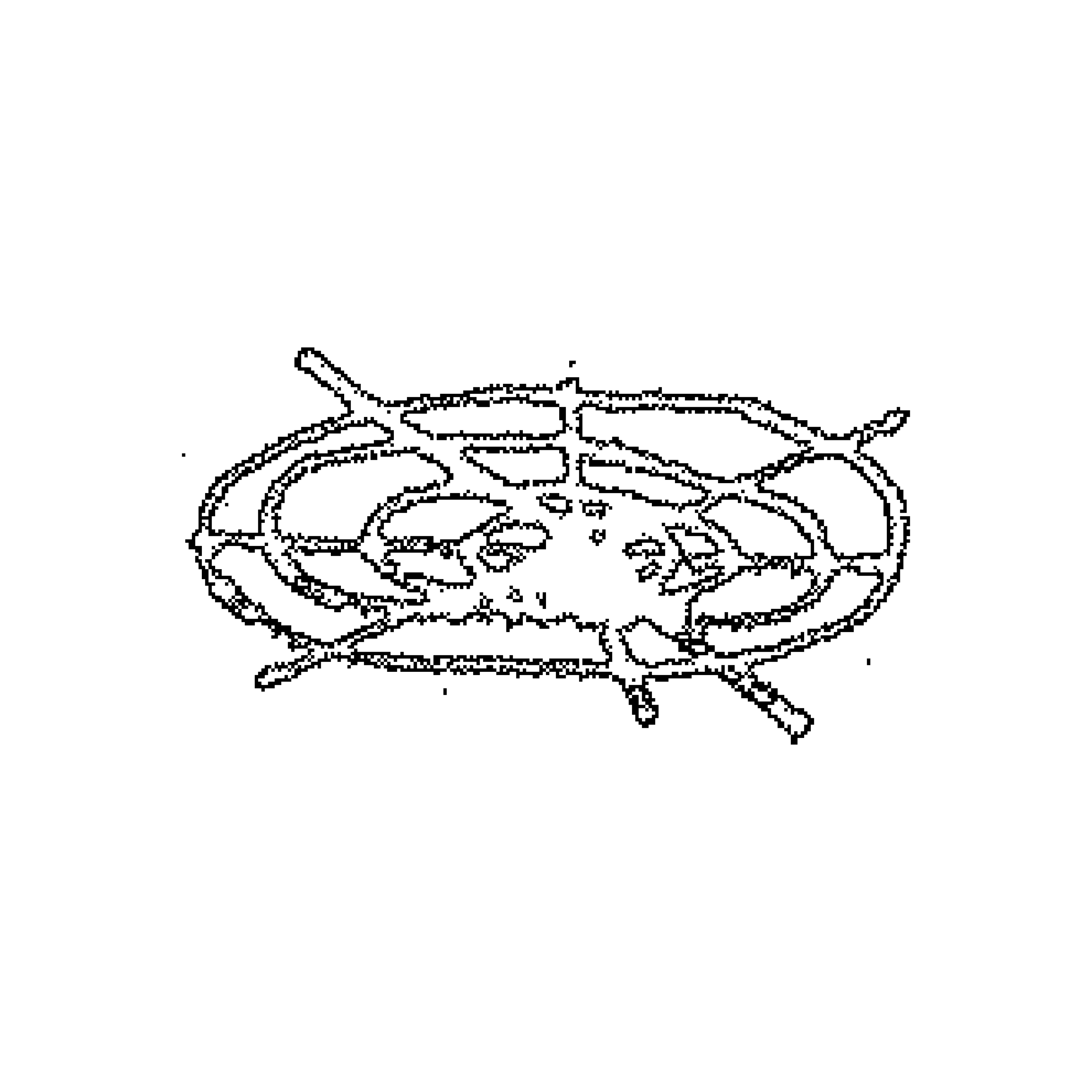 Radar lines, stylized, illustration